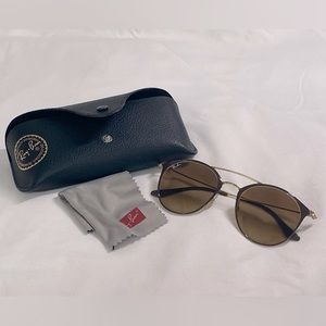 RayBan Sunglasses with brown lenses